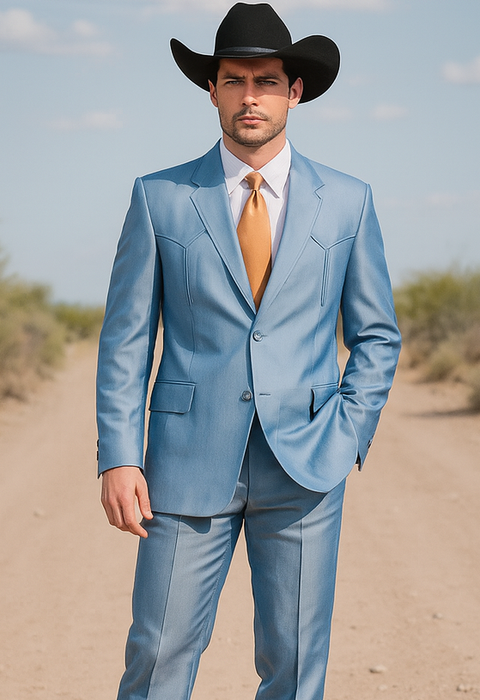 Mens Blue Tuxedo