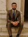 Men’s Classic Brown Three-Piece Suit – Business & Wedding Wear
