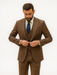 Men’s Classic Brown Three-Piece Suit – Business & Wedding Wear