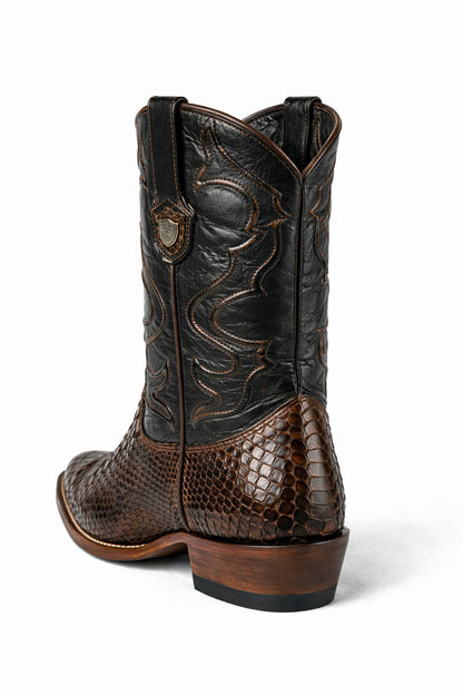 Men's Wild West Python Skin J Toe Boots 29957 - Image 28
