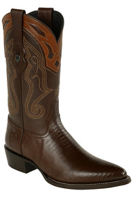 Men's Wild West Teju Lizard Skin J Toe Boots 29907
