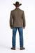 Men’s Brown Herringbone Tweed Cowboy Western Blazer – Classic Country Sport Coat Jacket for Ranch Wear,  Cowboy Jacket
