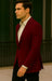 Men'S Burgundy ~ Maroon ~ Wine Fashion Imported Suit