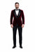 Men'S Burgundy ~ Wine ~ Maroon Color Big And Tall Blazers Cheap Priced Velvet ~ Velour Clearance Blazer / Sport Coat