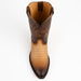Men's King Exotic Snip Toe Caiman Belly Boots Handcrafted Burnished Oryx (494RD8215)