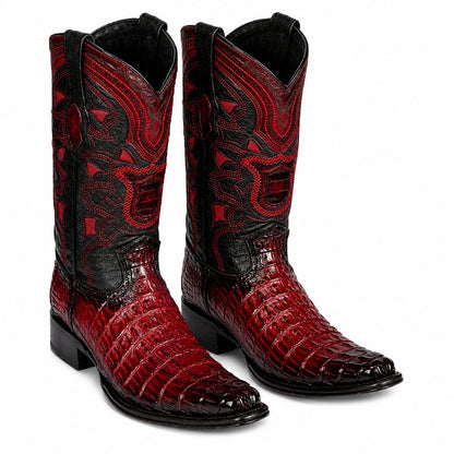Botas de Cocodrilo Caiman Cola Horma Europea LAB
