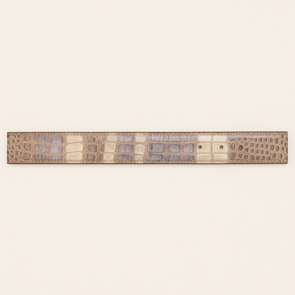 Men's Wild West Caiman Belly Skin Cowboy Belt 2C118249 - Image 3