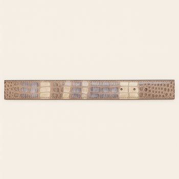 Men's Wild West Caiman Belly Skin Cowboy Belt 2C118249 - Image 3