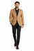 Men's Extra Long Outerwear Coat Camel