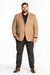 Men's Extra Long Outerwear Coat Camel