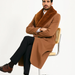 Mens Cashmere Blend Vicuna Light Brown - Dark Camel Coat Full length - Cashmere Overcoat