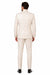Men One Button Floral All Champagne Tuxedo – 3 Piece