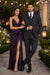 Mens 2 Button Modern Fit Vested Wool Suit in Eggplant