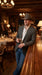 Mens Charcoal Gray Pinstripe Western Blazer – Classic Cowboy Style Jacket for Business, Formal and Smart Casual Wear