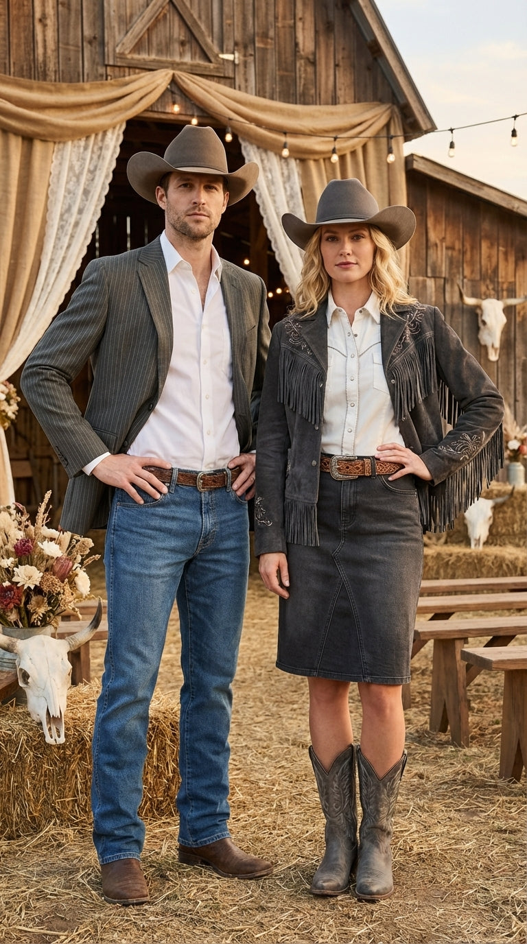Mens Charcoal Gray Pinstripe Western Blazer – Classic Cowboy Style Jacket for Business, Formal and Smart Casual Wear