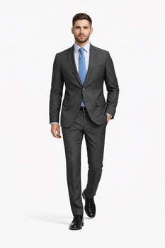 Slim Fit Tiglio Wool Suit – Modern Tailored Two-Piece Formal Suit