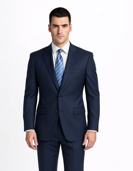 dress shirt with blue suit What Color Shirts Go With a Navy Suit? A Complete Style Guide