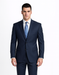 Men's Cheap Priced Dark Navy Blue Suit For Men  2 Button Slim Fit Suit With Flat Front Pant Cheap Suits For Men