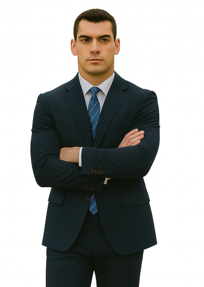Men's Cheap Priced Dark Navy Blue Suit For Men  2 Button Slim Fit Suit With Flat Front Pant Cheap Suits For Men - Image 8