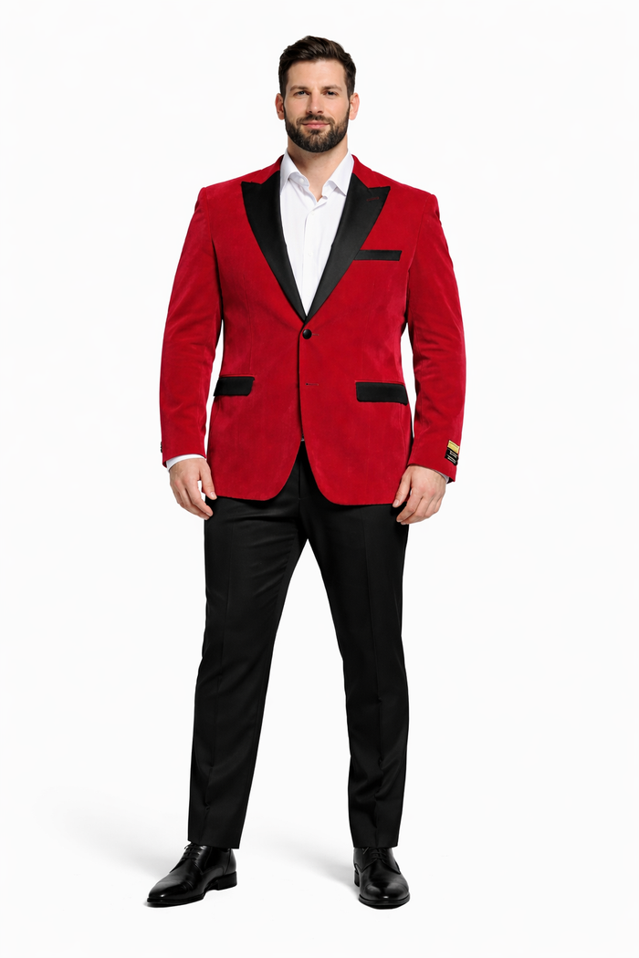 Men's Cheap Priced Velvet ~ Velour Clearance Fuchsia Big And Tall Blazers Blazer / Sport Coat - Image 6