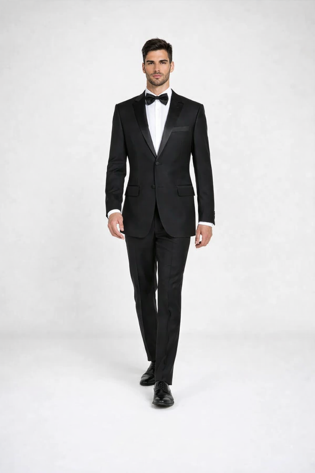 Men'S Classic Black Two Button Tuxedos