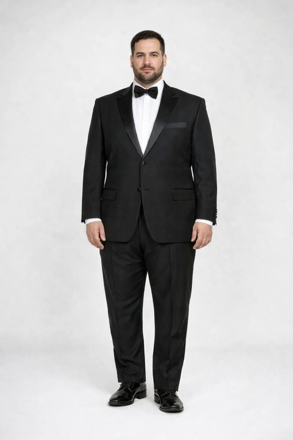Men'S Classic Black Two Button Tuxedos