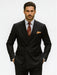 Men’s Premium Black Double Breasted Poplin Classic Suit