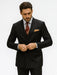 Men’s Premium Black Double Breasted Poplin Classic Suit