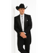 Mens Classic Western Cowboy Tail Tuxedo in Black