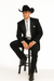 Mens Classic Western Cowboy Tail Tuxedo in Black