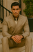 Mens Classic Wool Feel Double Breasted Glen Plaid Suit in Tan