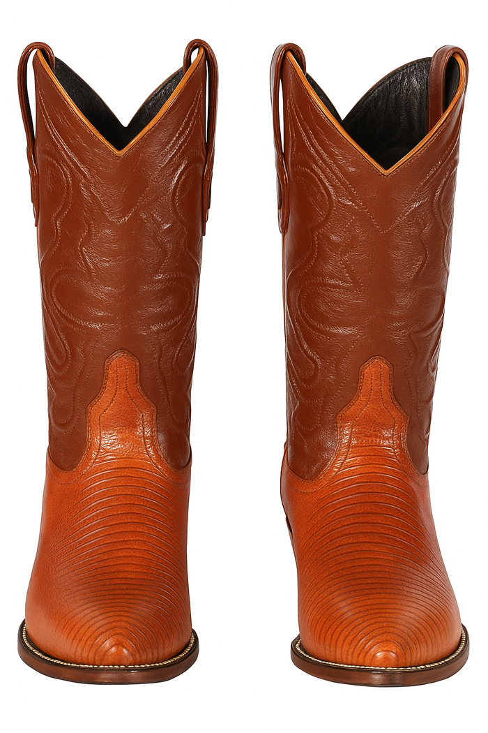 Men's Wild West Teju Lizard Skin J Toe Boots 29907 - Image 6
