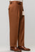 Mens Pant - Pleated Wide Leg - Copper - 100% Percent Wool Fabric