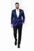 Mens Cowboy Blazer - Western Sport Coat in Color Navy Blue
