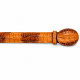 Men's Wild West Caiman Skin Cowboy Belt 2C110276