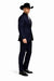 Men's Dark Navy Blue  One Button Suit