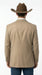 Mens Dark Tan Cowboy Western Blazer – Classic Western Style Sport Coat Casual Formal Jacket for Business Wedding Modern Fit