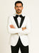Mens Designer Franklin Wedding - Prom Tuxedo in White Designer Prom Tuxedos