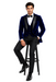 Mens Designer Velvet Tuxedo Jacket in Red