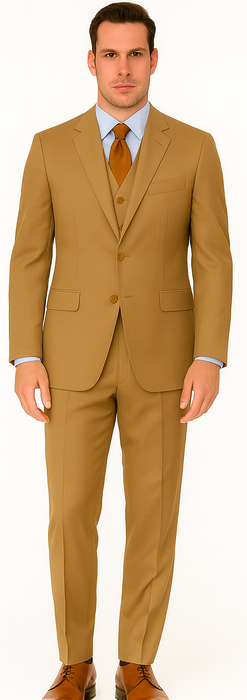 Vitali Brand Suits - Men's Dijon 5 Button  Regular Fit Suit