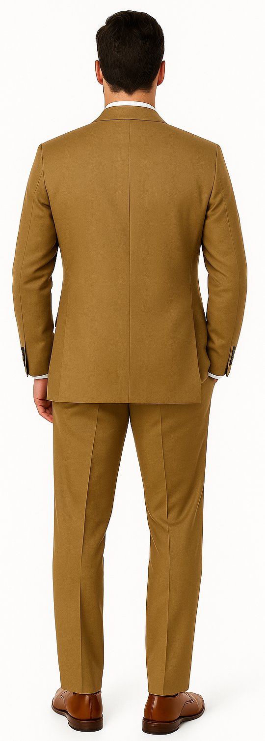 Vitali Brand Suits - Men's Dijon 5 Button  Regular Fit Suit
