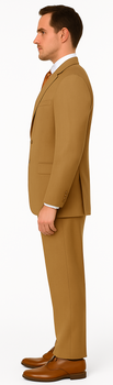 Vitali Brand Suits - Men's Dijon 5 Button  Regular Fit Suit