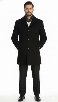 Men'S Dress Coat 34 Model With Vent Wool Blen Online Discount Fashion Sale