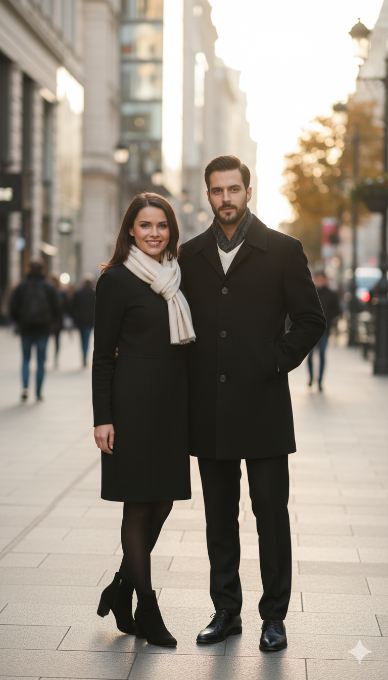 Men'S Dress Coat 34 Model With Vent Wool Blen Online Discount Fashion Sale - Image 3