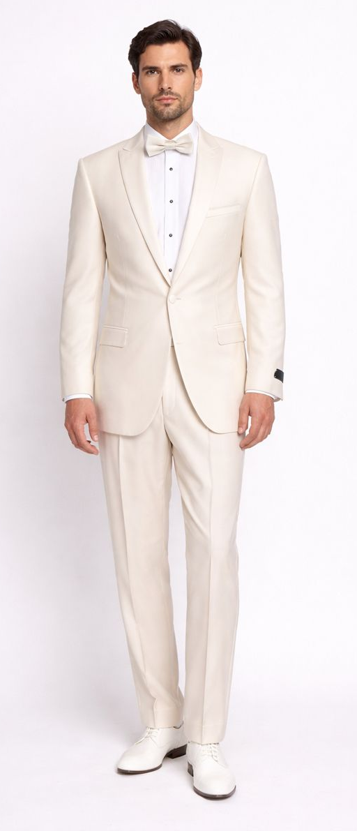 Men'S Dress Formal Ivory ~ Cream ~ Off White Dinner Jacket ~ Fashion T —  MensUSA