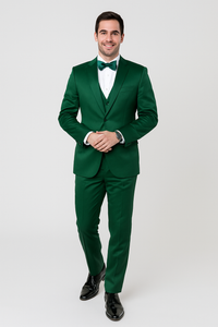 Mens Modern Fit Shiny Sharkskin Suit in Purple