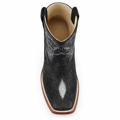 Men’s Square Toe Stingray Boots – Luxury Exotic Leather Footwear - By Los Altos Boot