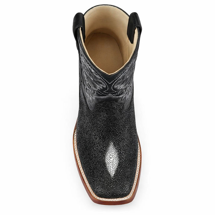 Men’s Square Toe Stingray Boots – Luxury Exotic Leather Footwear - By Los Altos Boot
