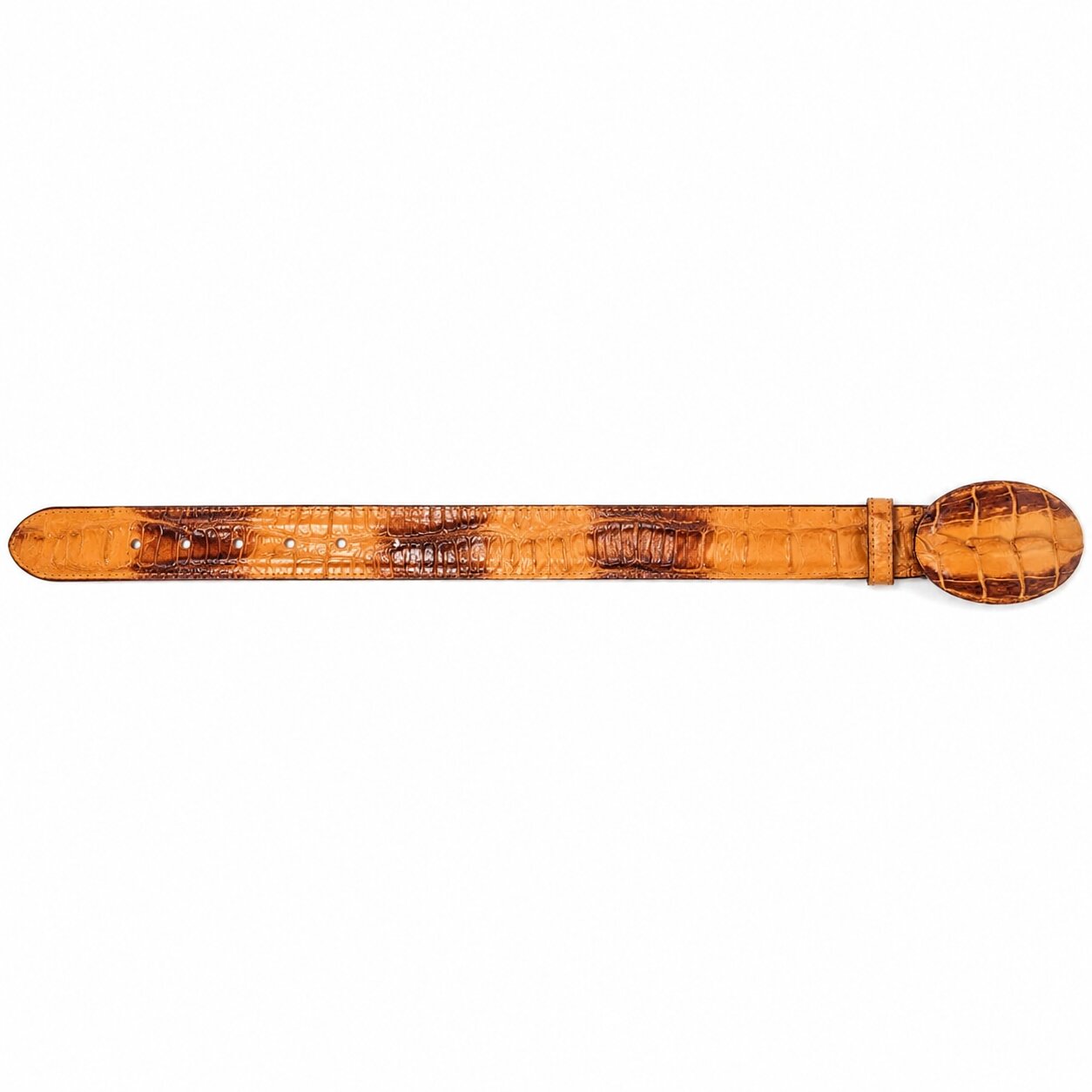 Men's Wild West Caiman Skin Cowboy Belt 2C110276