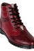 Mens Exotic Sneakers - Alligator Sneakers By Brand  in Color Burgundy